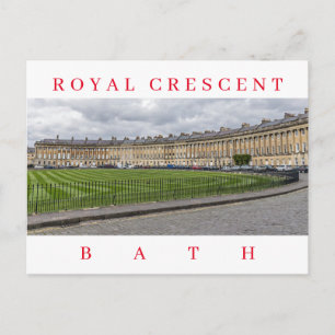 Bath Royal Crescent View Postkarte