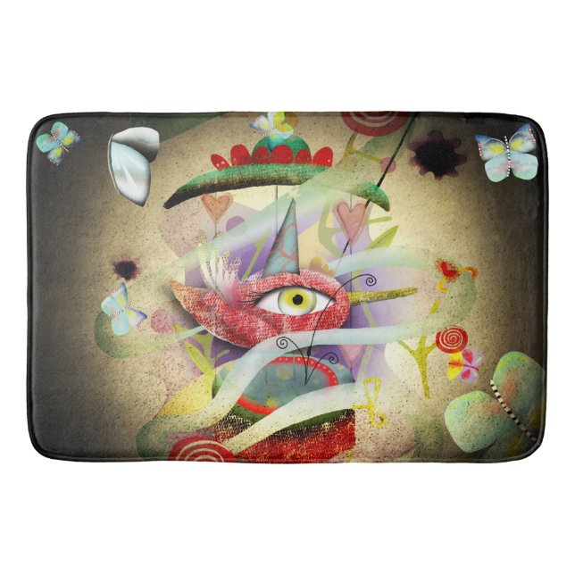 Bath Rugs Bird Matts in Bath Badematte (Vorderseite)