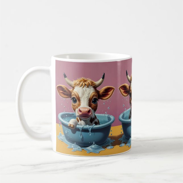 Bath-time Buddies Tiere in einem Bad Kaffeetasse (Links)