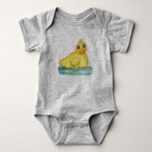 Bath Time Ducky Baby Strampler