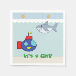 Bath Time Fancies Babydusche Napkins Serviette