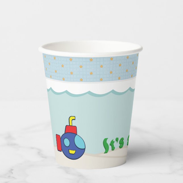 Bath Time Fanfare Paper Cup Pappbecher (Vorderseite)