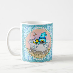 Bath Time Gnome Kaffeetasse