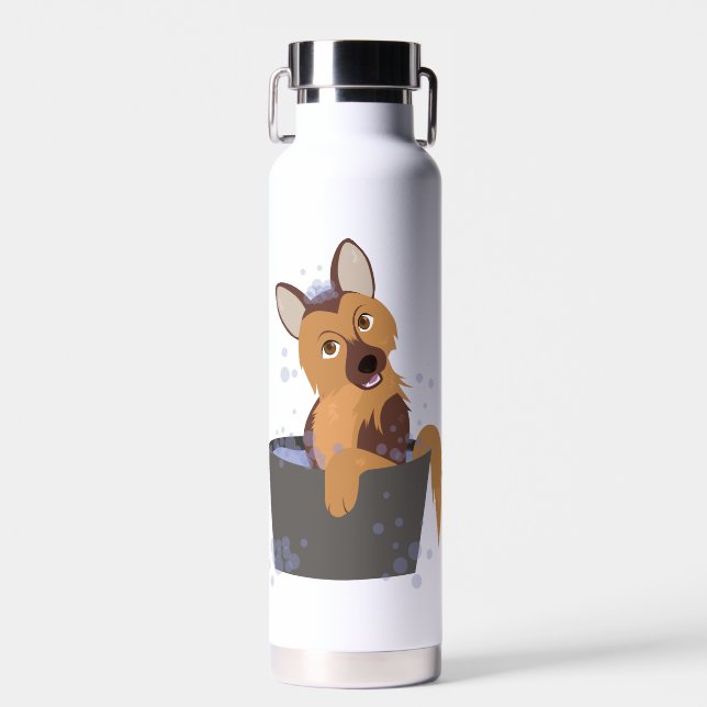 Bath Time Puppy Trinkflasche (Vorne)
