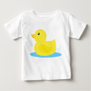 Bath Time Yellow Duck Baby T-shirt