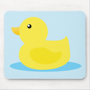 Bath Time Yellow Duck Mousepad