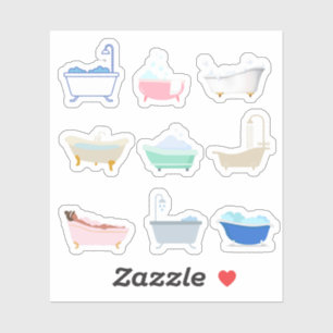 Bath Tub Stickers Aufkleber