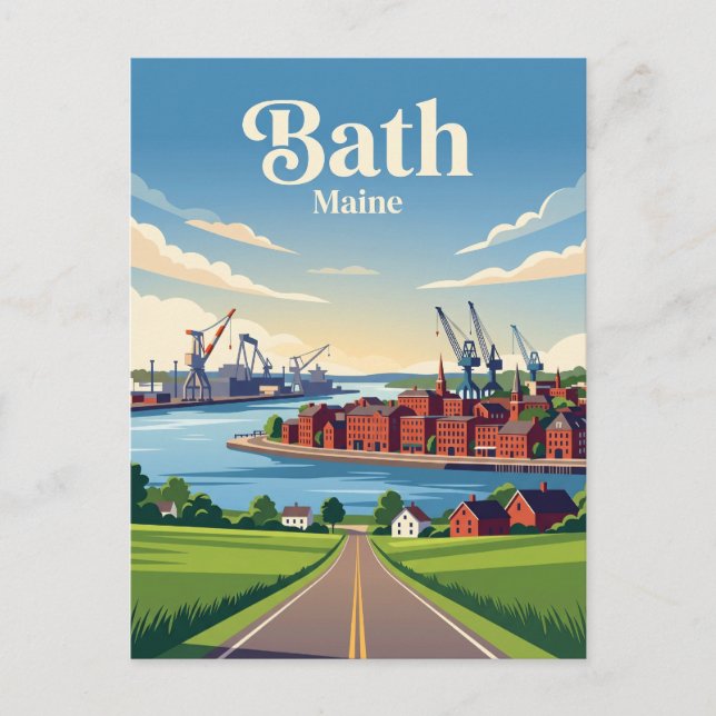 Bath USA Postkarte (Vorderseite)