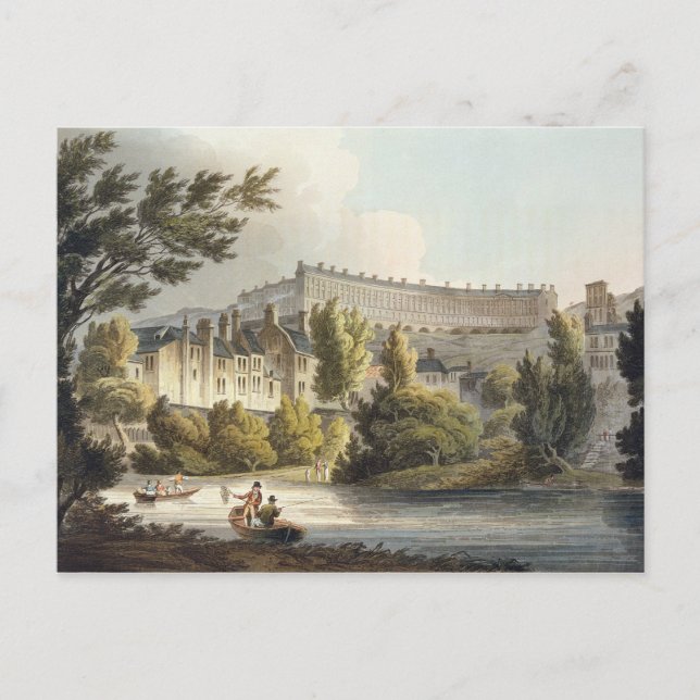 Bath Wick Ferry von 'Bath Illustriert durch eine S Postkarte (Vorderseite)