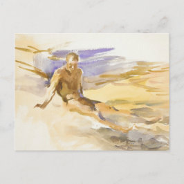 Bather in Florida, 1917 Postkarte