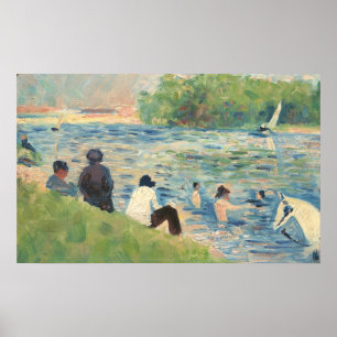 Bathers at Asnières - Georges Seurat Kunstkunst Poster