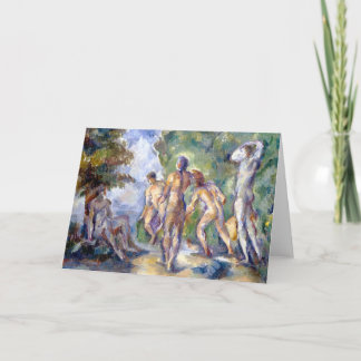 Bathers Fine Art Greetings Card Karte