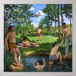 Bathers | Frédéric Bazille | Poster