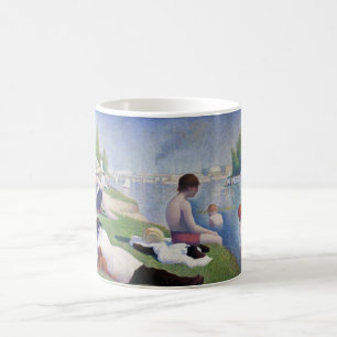 Bathers in Asnieres, Seurat Kaffeetasse