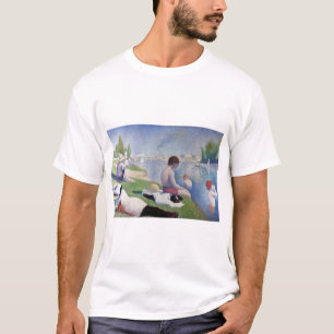 Bathers in Asnieres, Seurat T-Shirt