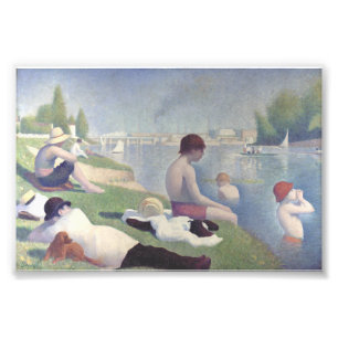 Bathers in Asnières von Georges Pierre Seurat Fotodruck