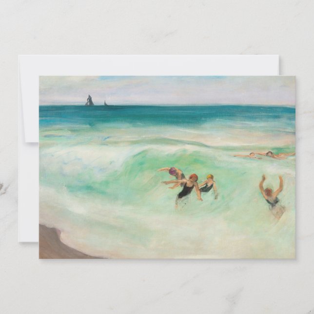 Bathers in der Welle | Henri Lebasque (Vorderseite)