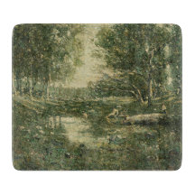 Bathers in Grünwaldlandschaft (Vintage Kunst)