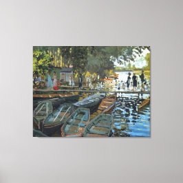 Bathers in La Grenouillere 1869, von Claude Monet Leinwanddruck