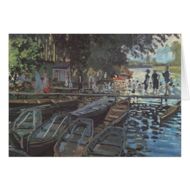 Bathers in La Grenouillère von Claude Monet (Vorderseite (Horizontal))