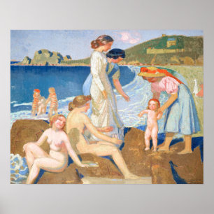 Bathers in Perros Guirec Maurice Denis Malerei Poster