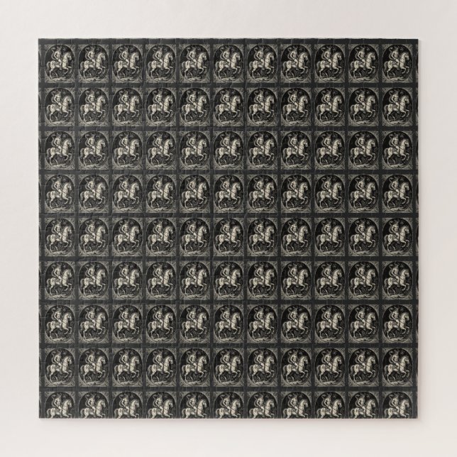 Bathin Dämonenkrieger Majestät Puzzle (Vertikal)