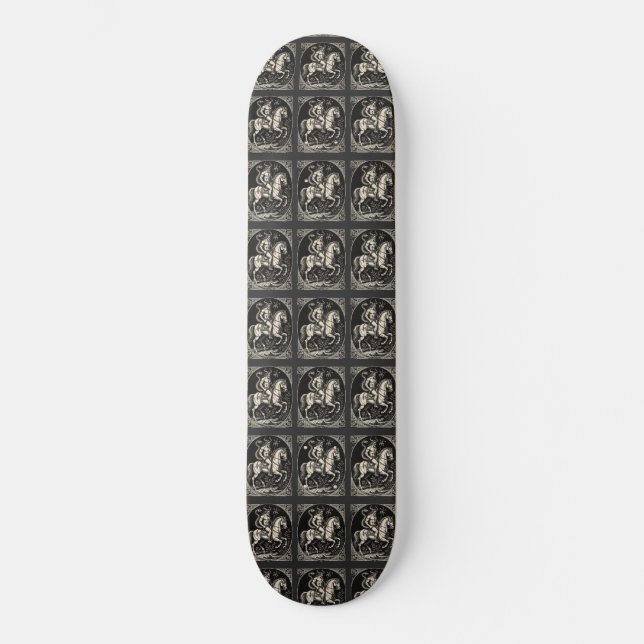 Bathin Dämonenkrieger Majestät Skateboard (Vorderseite)