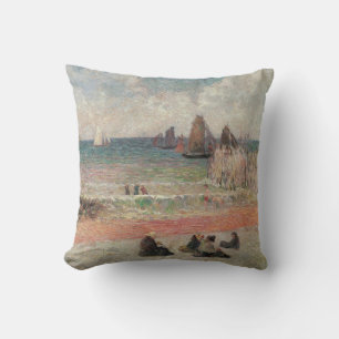 Bathing Dieppe von Paul Gauguin Kissen