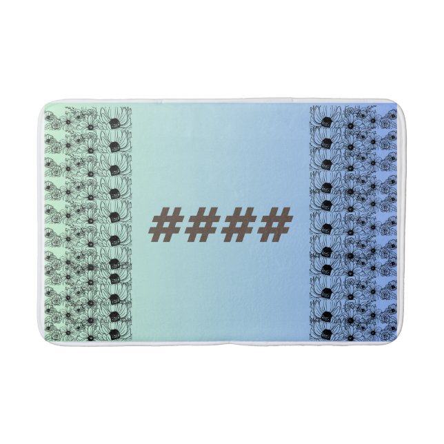 Bathmat Doppelseitige Grenzgestaltung Badematte (Vorderseite)