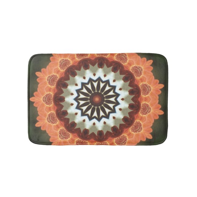 Bathmatt, Abstraktes Kaleidoskop-Bild Badematte (Vorderseite)