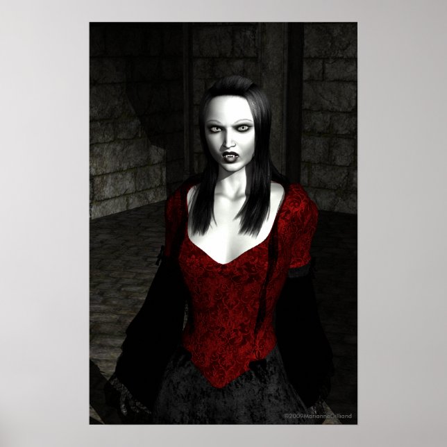 Bathory Gothic Artwork Poster (Vorne)