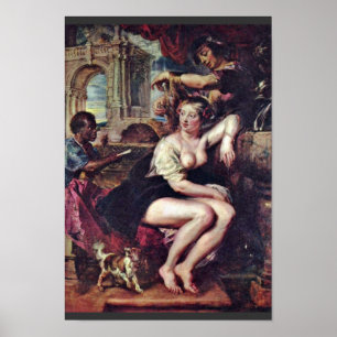 Bathsheba am Brunnen durch Rubens, Peter Paul (B Poster