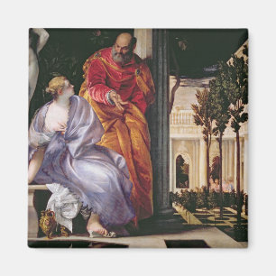 Bathsheba Bathing, c.1575 (Öl auf Leinwand) Magnet