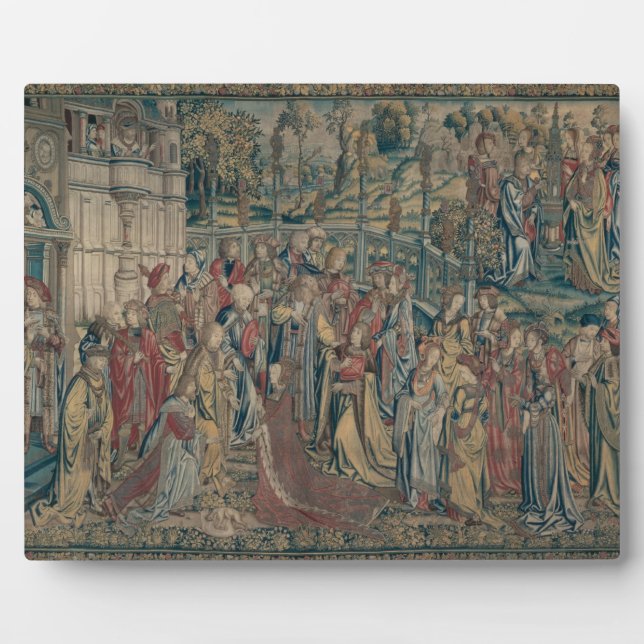 Bathsheba bestellt, um den Palast, Tapestry David Fotoplatte (Vorderseite)