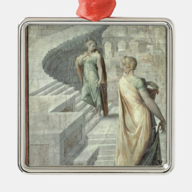 Bathsheba, das David, c.1553 besucht Ornament Aus Metall (Vorne)