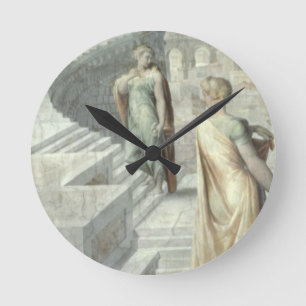 Bathsheba, das David, c.1553 besucht Runde Wanduhr