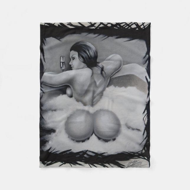 "Bathtime" Fleecedecke (Vorderseite)