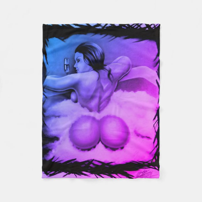 "Bathtime" Fleecedecke (Vorderseite)