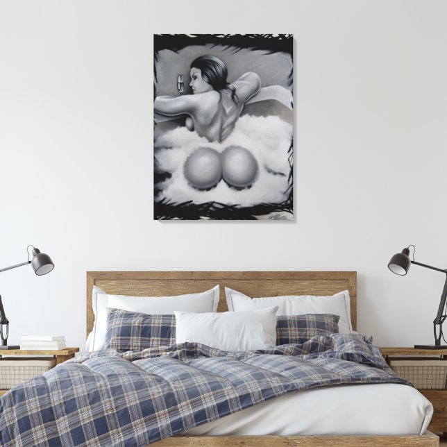 "Bathtime" Leinwanddruck (Insitu (Schlafzimmer))