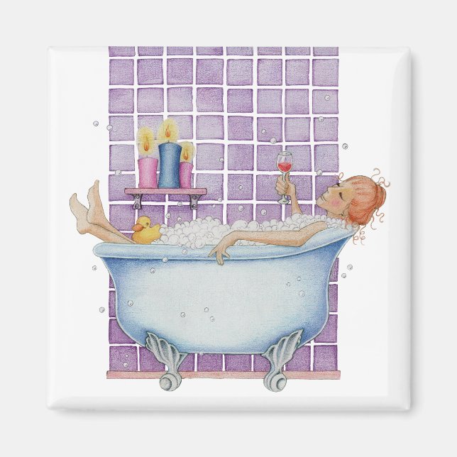 Bathtub Joy Magnet (Vorne)