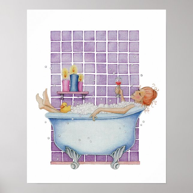 Bathtub Joy Poster (Vorne)