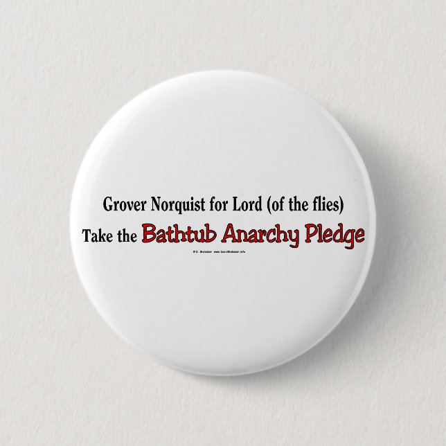 BathtubAnarchyPledge Button (Vorderseite)
