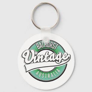 Bathurst Australien Vintage Style Logo Schlüsselanhänger