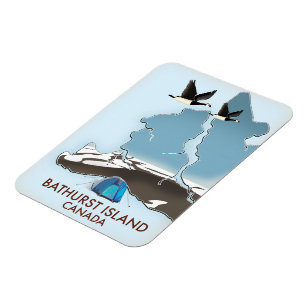 Bathurst Island Kanada Reiseplan Magnet