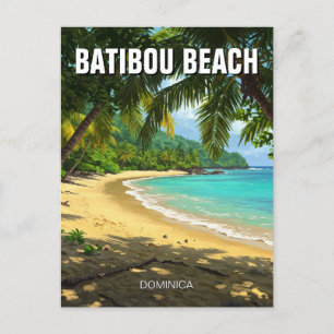 Batibou Beach Dominica Travel Postkarte