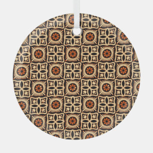 Batik abstrakt, nahtlos textiles Muster. Ornament Aus Glas