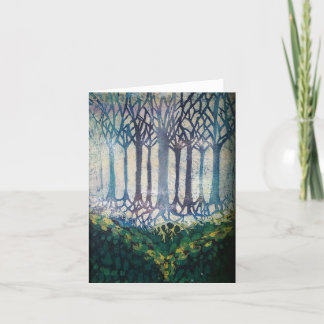 Batik-Blankekarte Dankeskarte