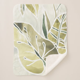 Batik-Blätter Sherpadecke