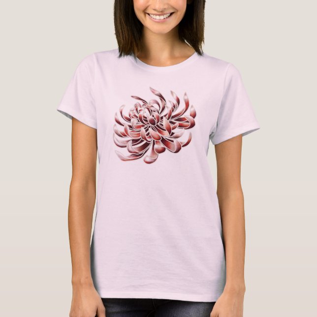 Batik Chrysanthemum T-Shirt (Vorderseite)