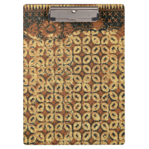 Batik Earthy Kaffeebohne Elegant Rustikal Robust Klemmbrett